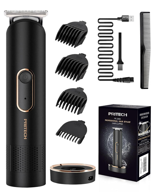 ?????????????? Manscape Trimmer for Men - Rechargeable Beard Trimmer, Waterproof Body Trimmer with Standing Recharge Dock