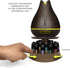 Set 20 400ml 20 4 7 Settings Aromatherapy Essential Oil Diffuser Gift with Oils and Rotating Display Stand - Ultrasonic
