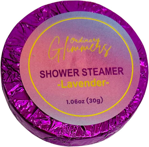 Ordinary Glimmers Shower Steamers; Lavender, Citrus, Eucalyptus and Mint; Sampler for Relaxation and Stress Relief