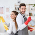 Rubber Cleaning Gloves for Dishwashing, 6 Pairs Kitchen Gloves for Washing Dishes, Reusable Household Gloves