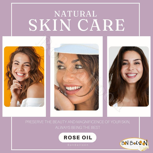 Rose Oil Elhawag - Cold Pressed Premium Natural Pure for Body and Hair, Non-GMO Kosher Halal (1 Pack = 1.01 oz)