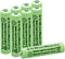 Solar Light Batteries AAA NIMH 600mAh 1.2V Rechargeable for Garden Lights, Remotes, Mice (8Pcs)