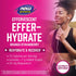 NOW Foods Sports Nutrition - Effervescent Effer-Hydrate Electrolyte Supplement, Recovery*, Orange Strawberry, 10 Tablets
