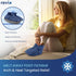 REVIX Microwavable Booties for Cold Feet Moist Heat Therapy, Heated Slippers Women & Men for Soothing Cold Foot