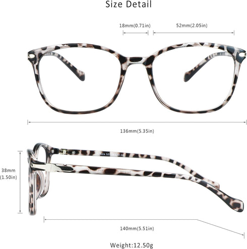 LifeArt Blue Light Blocking Glasses, Anti Eyestrain Computer Reading Glasses for Men and Women