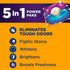 HAMMER 5-IN-1 72 ARM & Plus OxiClean With Odor Blasters Laundry Detergent, Power Paks, Ct