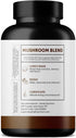 Organic Lions Mane Capsules - Immune Health & Cognitive Supplement with Reishi & Cordyceps, 90 Veggie Capsules