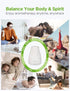 InnoGear Essential Oil Diffuser, 5-in-1 Aromatherapy Diffuser, Humidifier, 7 Color LED, Auto Off, White Grey