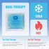 ICEWRAPS 3"x3" Small Gel Ice Packs for Injuries, Reusable Hot Cold Packs, Includes 6 Soft Gel Packs.