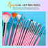 Teenitor Nail Art Kit for Beginners - Nail Art Supplies with Brushes, Dotting Tools, Stickers, Rhinestones, Foil, Tapes