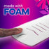 Always Radiant Feminine Pads for Women, Overnight Absorbency, Flexfoam Pads with Wings, Size 4, 60 Count (3 Packs of 20)