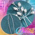 Heread Crystal Bride Wedding Hair Pins, Rhinestones Bridal Hair Accessories Head Piece for Women and Girls (Pack of 3)