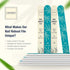 Onsen Secret Japanese Nail File, Professional 20-Pack Double Sided Natural & Acrylic Nail Filers, Disposable