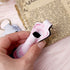 Pengxiaomei 5 Pcs Chapsticks Holder Keychain, Lip Balm Holder for Women, Stocking Stuffers for Lipstick
