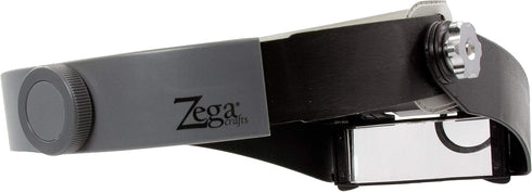 Zega Crafts Headband Magnifier with 3 Multi-Depth Lenses & Detachable Worklight