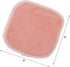 Polyte Hypoallergenic Microfiber Fleece Makeup Remover Cloth, 5 x 5 in, 10 Pack, Light Coral
