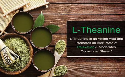 Smarter L-Theanine 250mg Supplement - Non-GMO Flaxseed Oil, 50 Liquid Softgels