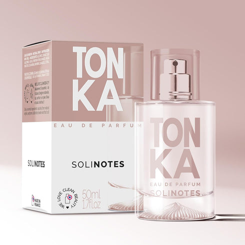 Solinotes Tonka Perfume for Women & Men, 1.7 Fl Oz/50 ML Eau De Parfum, Clean Cruelty Free Vegan