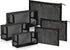 Mesh Cosmetic Bag, Portable Makeup Pouch, Travel Toiletry Organizer, 6 Pieces with Zipper