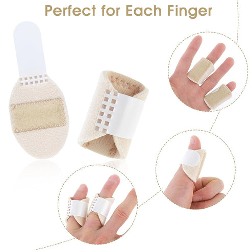 DIVINA VITAE Trigger Finger Splints - 5PCS Thumb Brace for Trigger Finger Pain Relief, Fits All Fingers (Skin Color)