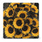 RLDOBOFE A Bouquet of Black Sunflowers Weight Scale,Clear LED Display Bathroom Digital Weighing
