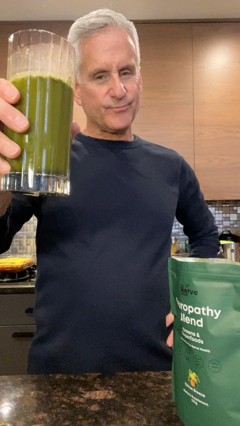 Neuropathy Superfood Blend Greens Powder for Peripheral Neuropathy with 600mg of R Alpha Lipoic Acid