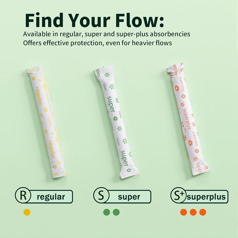 Set Eco-Friendly Cotton Feminine Care - Tampons & Pads