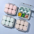 SOFISO 4/6 10 Grid Free Assembly Travel Medicine Organizer Day Pill Organizer Portable Pill Box Waterproof Pill Case