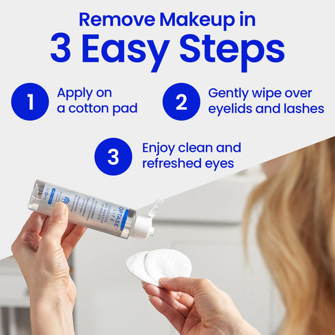Optase Life Sensitive Eye Makeup Remover – Gentle & Effective for All Skin Types, Breakthrough Innovation vs Micellar