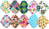 JOBEBE 10 Pieces 8 Inch Light Mama Cloth/Menstrual Pads/Reusable Sanitary Pads Panty Liner