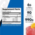Nutricost BCAA Powder 2:1:1 - Raspberry Lemonade Flavor, 90 Servings