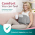 Pack Zomaple Mastectomy Recovery Pillow with Gel & Shower Lanyard Post-Op Essentials, Breast Augmentation/Reduction