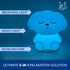 RAINLAX 4-7-8 3 1 Mindfulness 'Breathing Puppy' | Guided Visual Meditation Breathing Light | in Device with Night Light