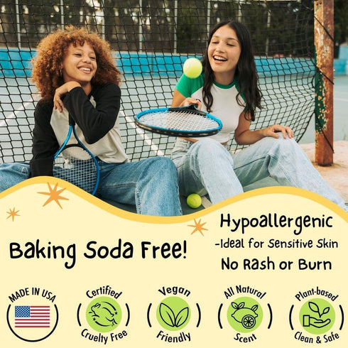 MONA BRANDS 100% Natural Deodorant for Kids, Sensitive Skin, No Baking Soda, Vegan, 1.76 Oz