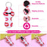 shynek Chapstick Holder Keychain - 40Pcs Lip Balm Holder Keychain Set (Neoprene, Multicolor, Portable for Women)