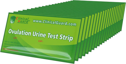 Pack 10 5 Clinical Guard Ovulation Test Strips of - Accurate Measurement Within min - Ovulation Tests Cost-Effective