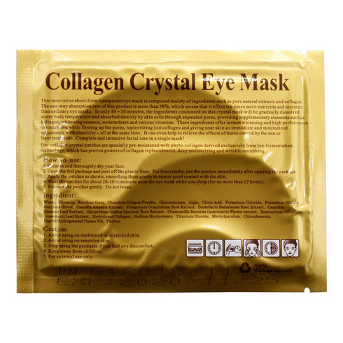 Jakuva 30 Pairs Gel Collagen Eye Masks, Under Eye Patches for Puffy Eyes, Dark Circles, and Anti-Aging Care