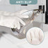 2 Pair Kitchen Dishwashing Gloves, 15 IN Reusable Household Cleaning Gloves, Durable, Latex Free (Medium)