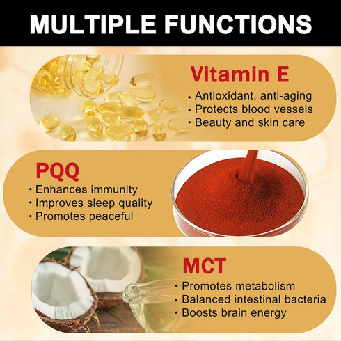 Coq10 200mg Upgraded with Vitamin E & PQQ & Black Pepper Extract, 120 Servings for Heart Support