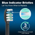 3 Pack Toothbrush Replacement Heads Compatible with WaterPik Sonic Fusion 2.0, FitMount Flossing Brush Head for SF-01