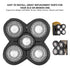 Replacement Heads for Shaver, Universal Electric Beard Shaver Replacement Blades, 5 Head Accessory