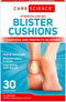 Care Science Hydrocolloid Gel Blister Bandages, 30 ct | Long-Lasting Cushions & Protects Blisters