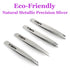 Tweezers Set 4-Piece Professional Stainless Steel - Gift with Travel Case by Aumelo, Best Precision Eyebrow Tweezer