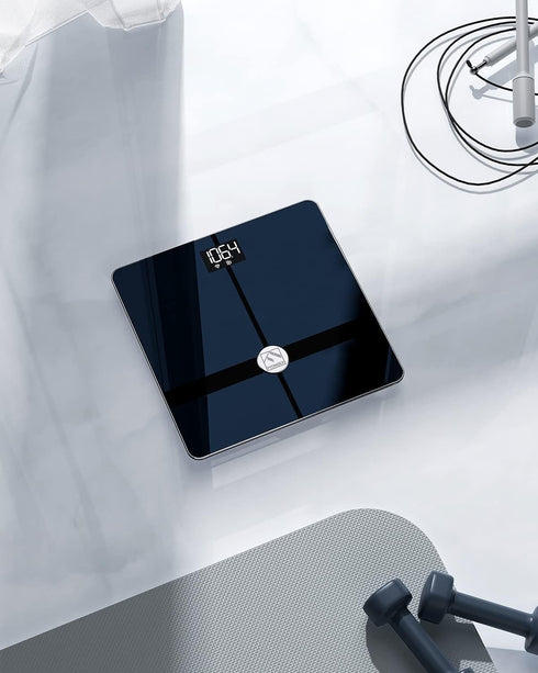 FITINDEX Wi-Fi Scale for Body Weight, Bluetooth Body Fat Scale, Smart Digital Weight BMI Scale, 13 Body Composition