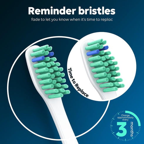 Tonhomki 6 Pack Replacement Heads for Philips Sonicare - Replacement Toothbrush Head Compatible with Phillips Sonicare