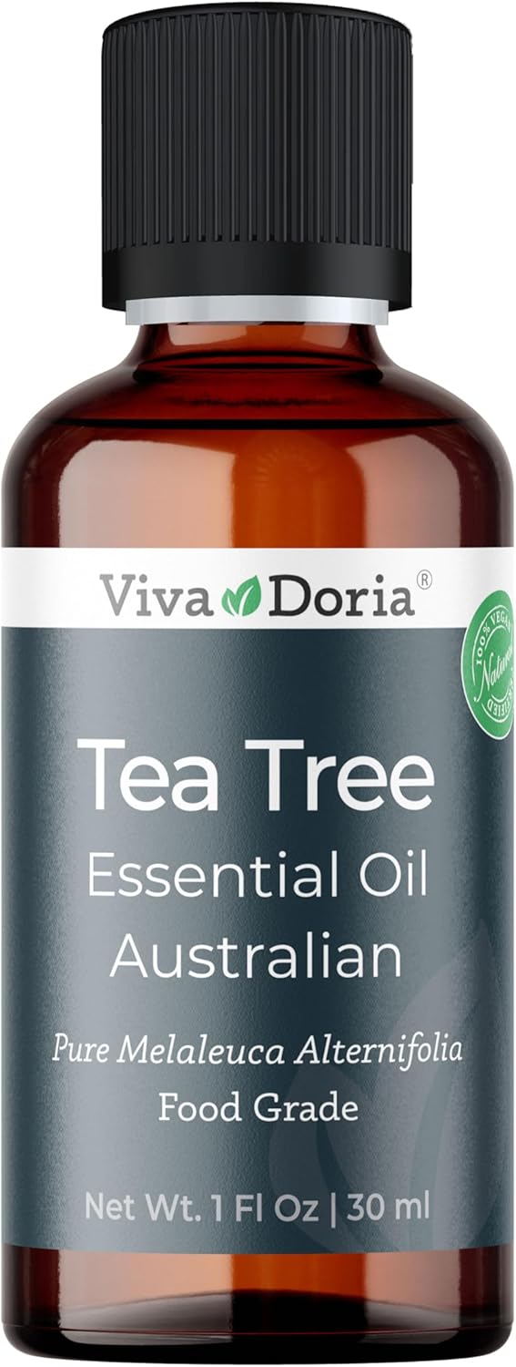 Viva Doria 100% Pure Australian Tea Tree Oil, Natural Essential Oil, Undiluted, Food Grade, 30 ml