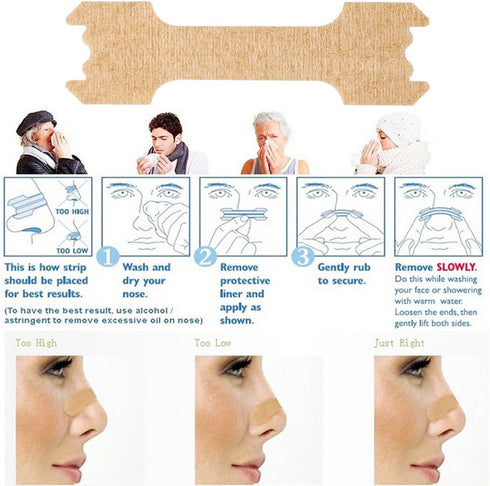 100 Pcs Nasal Strips - Reduce Snoring, Anti Snoring, Improve Sleeping