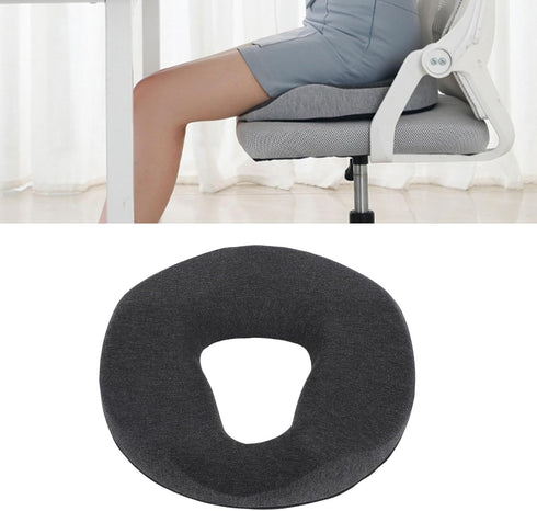 BAODEYOUB Chair Cushion Memory Foam, Pressure Relief Back Support Seating Cushion, Orthopedic Coccyx Cushion with Non