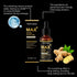 STAZA 30ml Mens Massage Oil with Ginger Extract, Moisturizing Nourishing Skin Oil for Daily Relaxation & Comfort Care