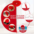 Ceiling Fan Cleaner Duster, Reusable Microfiber Blade Cleaner with Extension Pole Adjusts 13 to 49.7 Inch for Cleaning